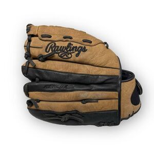 Rawlings Renegade Leather R125B 12.5” RHT Baseball Softball Glove Brown Black